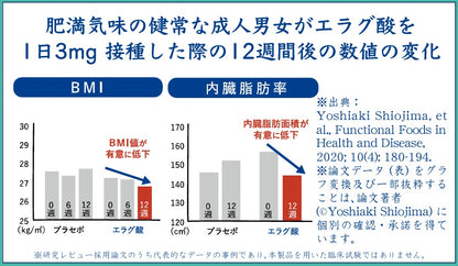 菊芋のおかげ＋エラグ酸（300mg×180粒）※約1ヵ月分