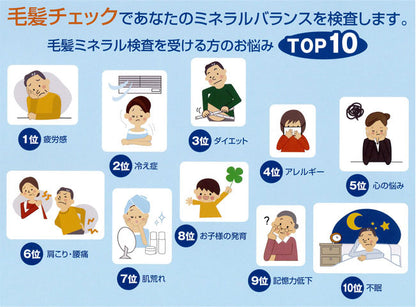 （2回目）毛髪ミネラル検査 29元素